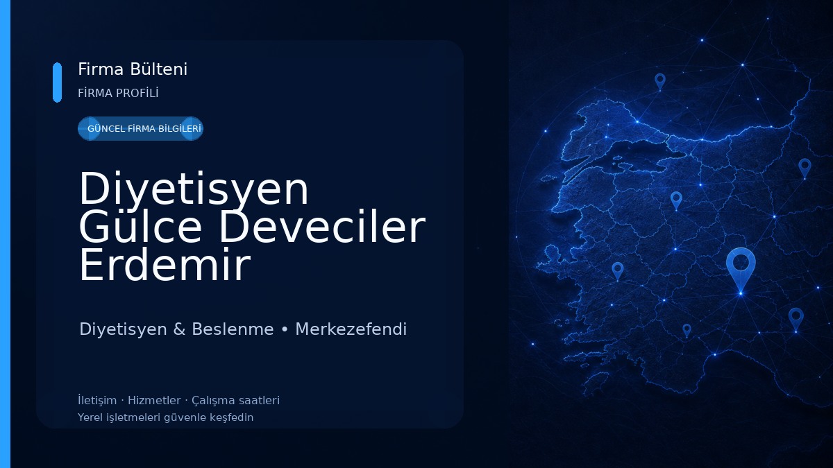 Diyetisyen Gülce Deveciler Erdemir Diyetisyen & Beslenme