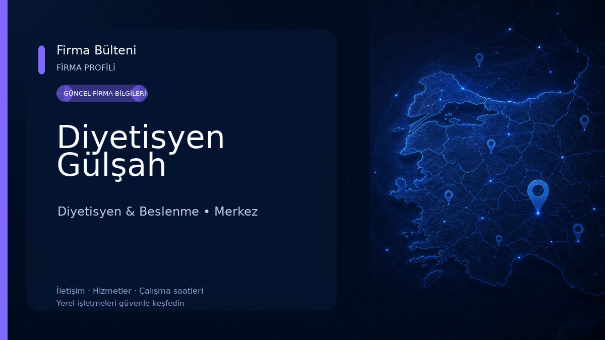 Diyetisyen Gülşah Diyetisyen & Beslenme