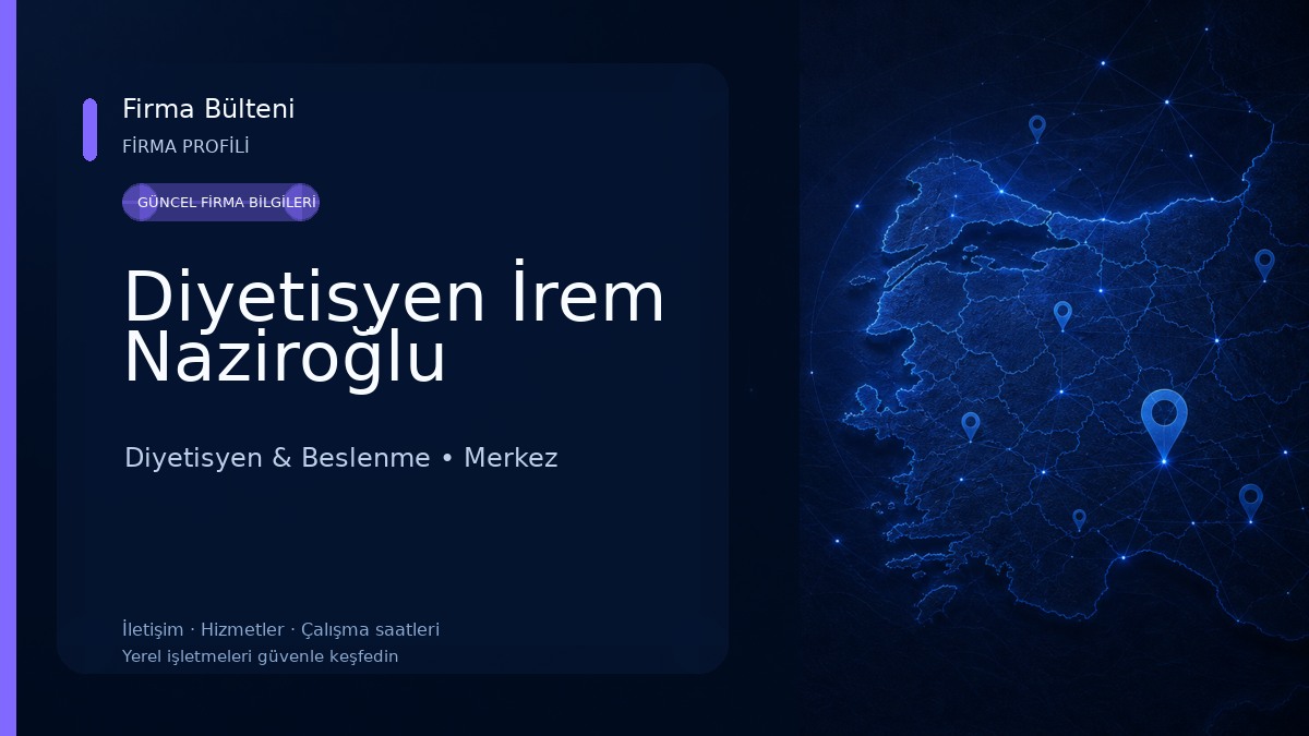 Diyetisyen İrem Naziroğlu Diyetisyen & Beslenme