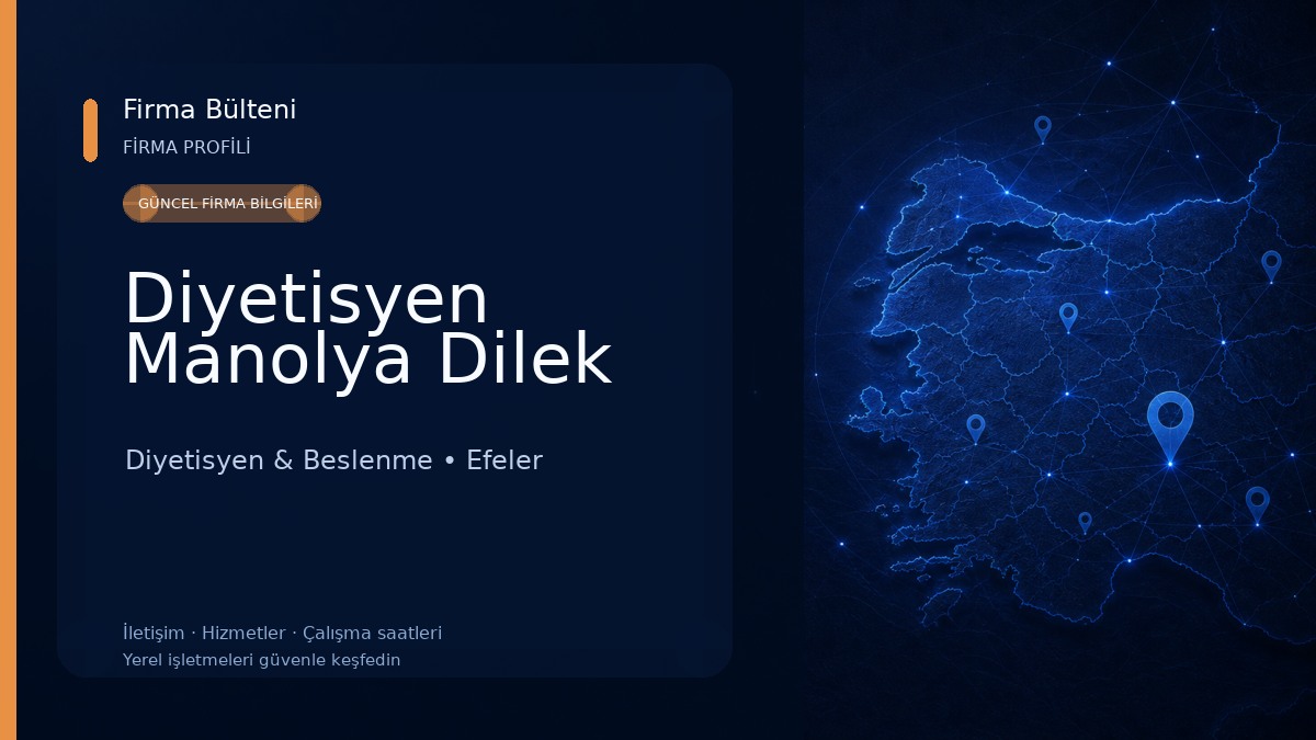 Diyetisyen Manolya Dilek Diyetisyen & Beslenme