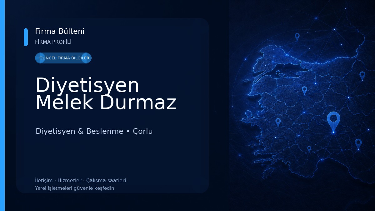 Diyetisyen Melek Durmaz Diyetisyen & Beslenme