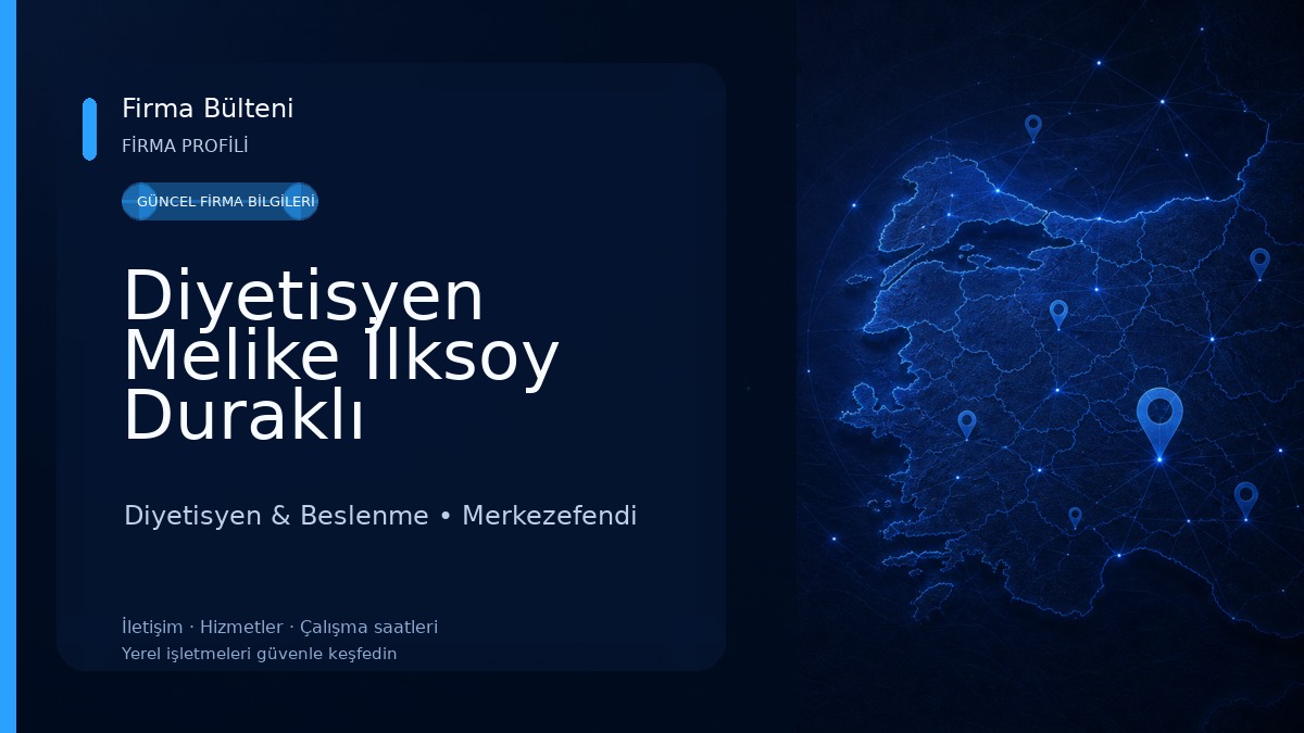 Diyetisyen Melike İlksoy Duraklı