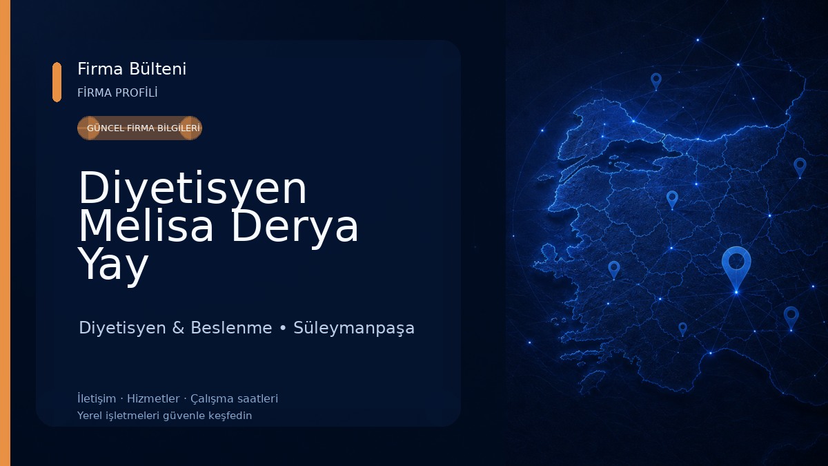 Diyetisyen Melisa Derya Yay Diyetisyen & Beslenme