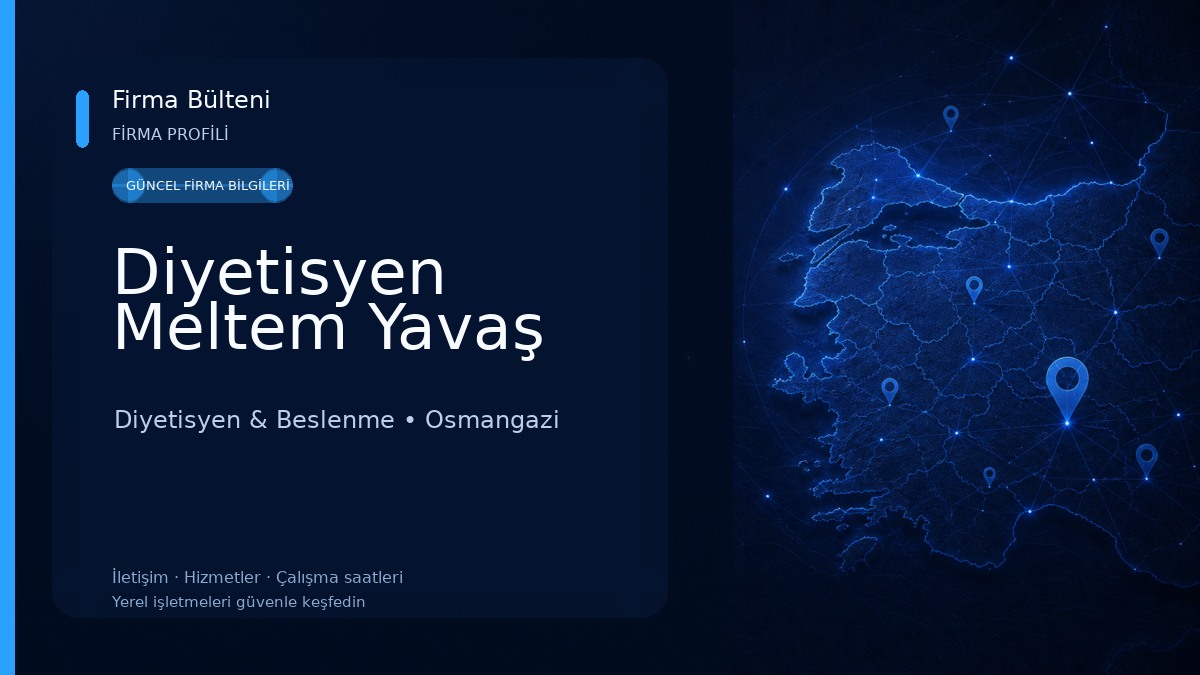 Diyetisyen Meltem Yavaş Diyetisyen & Beslenme