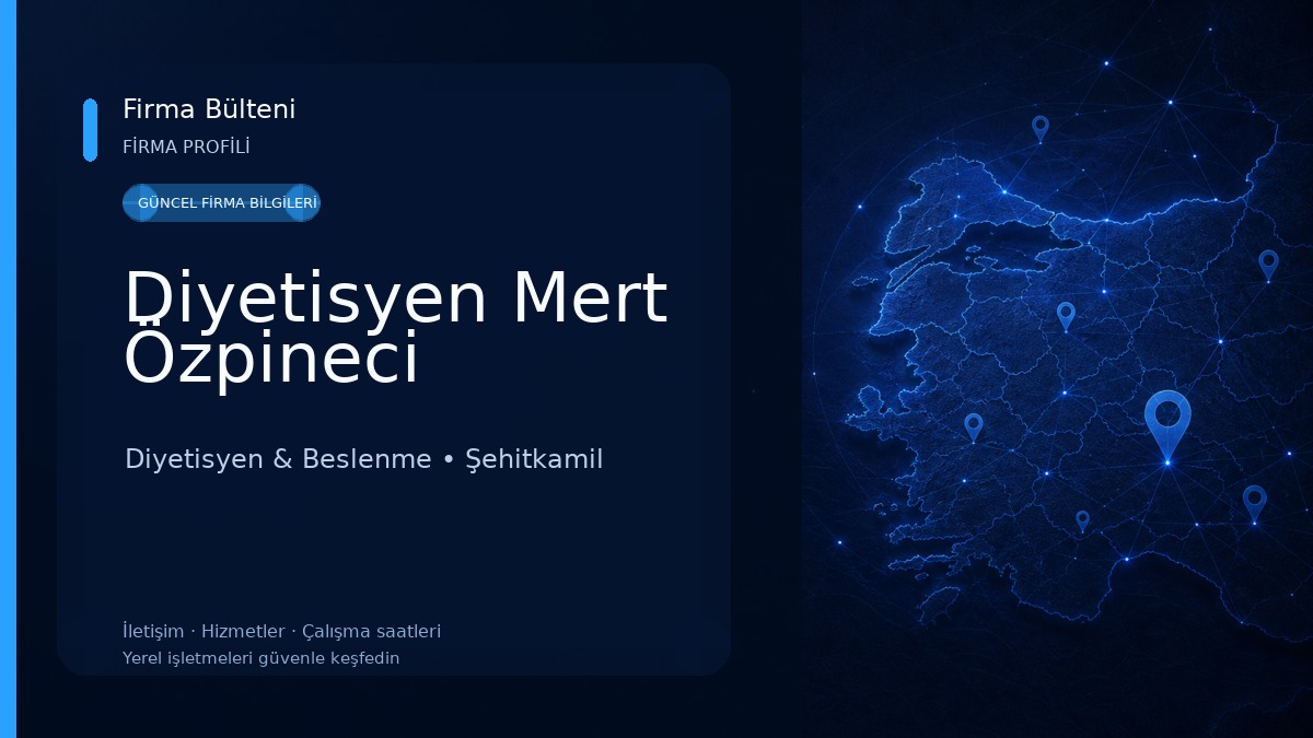 Diyetisyen Mert Özpineci