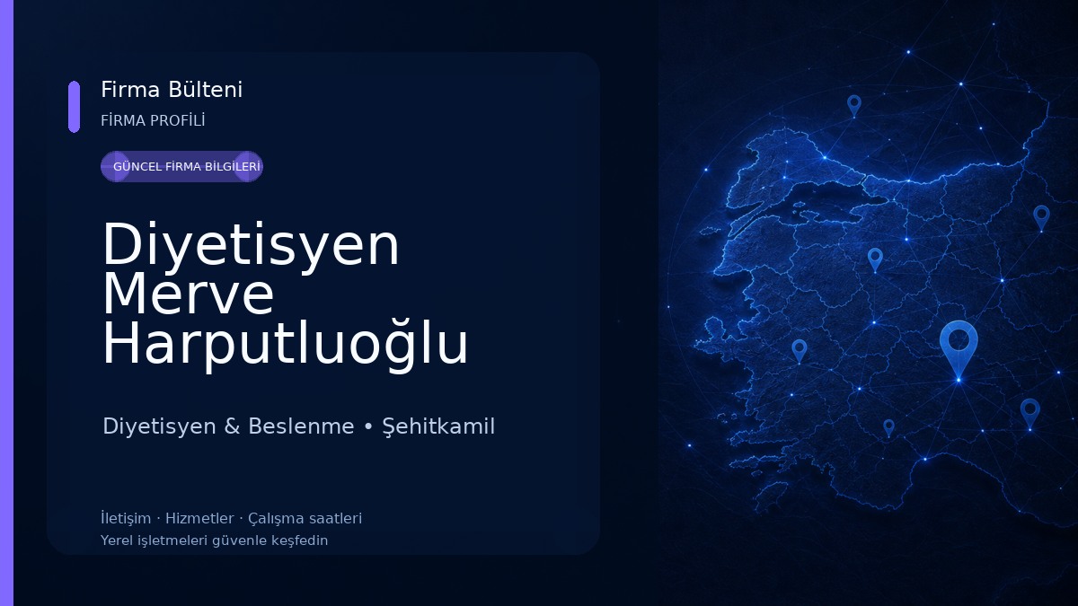 Diyetisyen Merve Harputluoğlu Diyetisyen & Beslenme
