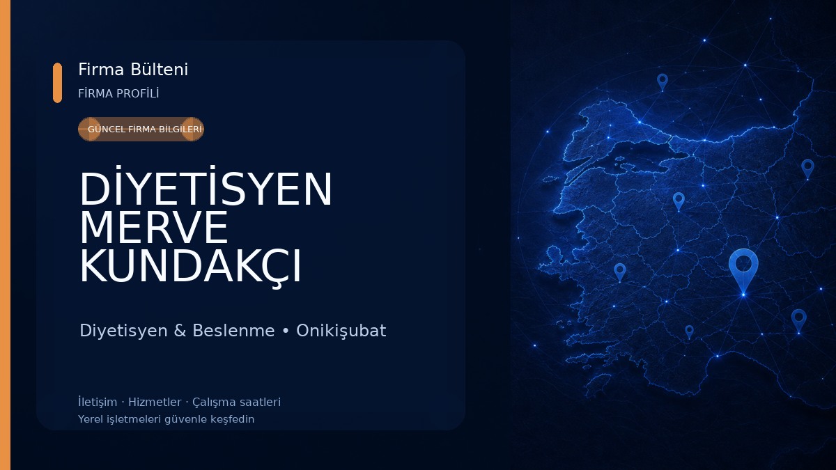 DİYETİSYEN MERVE KUNDAKÇI Diyetisyen & Beslenme
