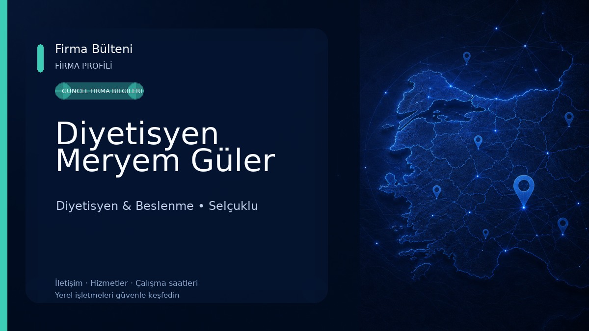 Diyetisyen Meryem Güler 