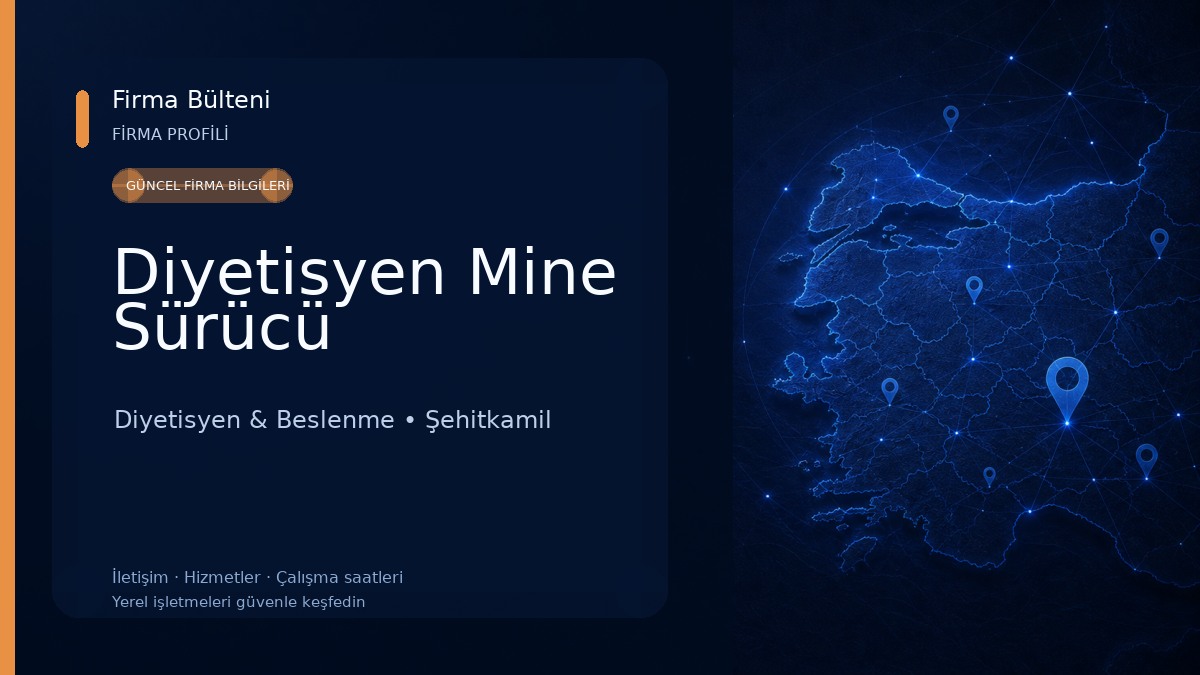 Diyetisyen Mine Sürücü