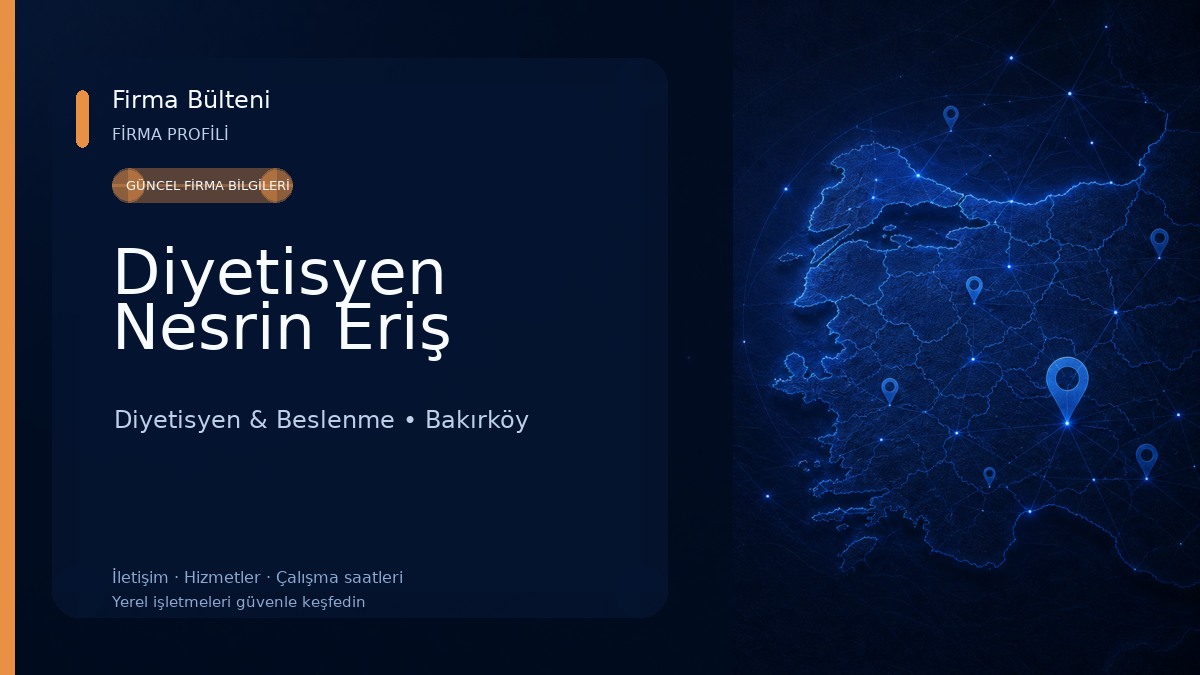Diyetisyen Nesrin Eriş Diyetisyen & Beslenme