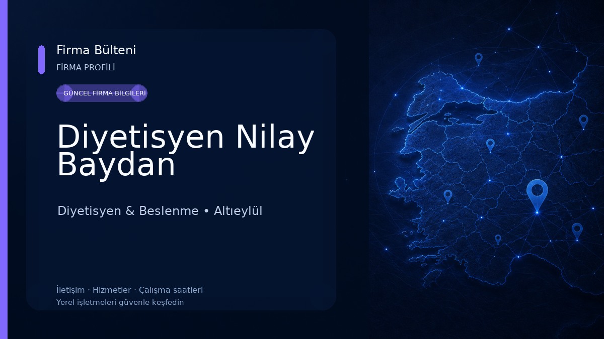 Diyetisyen Nilay Baydan Diyetisyen & Beslenme