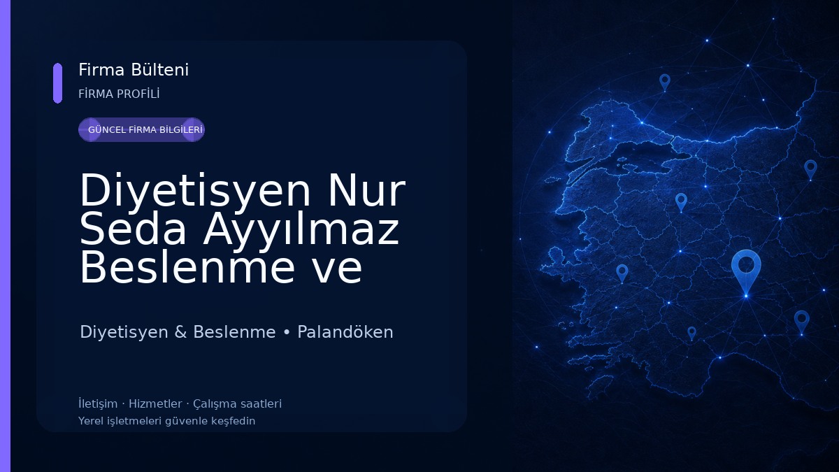 Diyetisyen Nur Seda Ayyılmaz Beslenme ve Diyet Danışmanlığı Diyetisyen & Beslenme