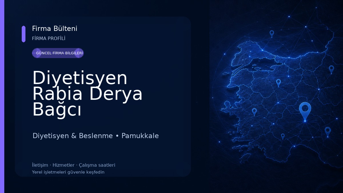 Diyetisyen Rabia Derya Bağcı Diyetisyen & Beslenme