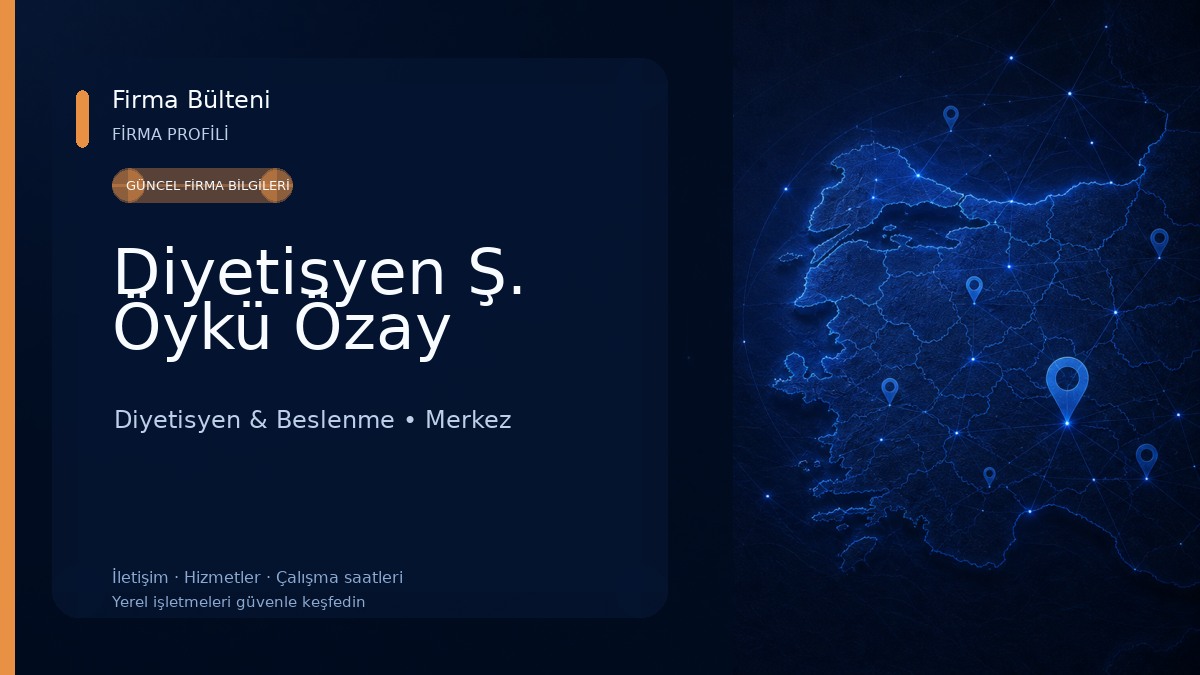 Diyetisyen Ş. Öykü Özay