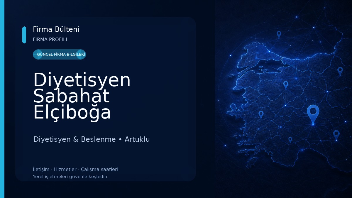 Diyetisyen Sabahat Elçiboğa Diyetisyen & Beslenme