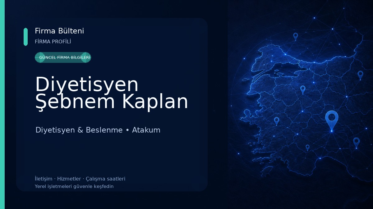 Diyetisyen Şebnem Kaplan