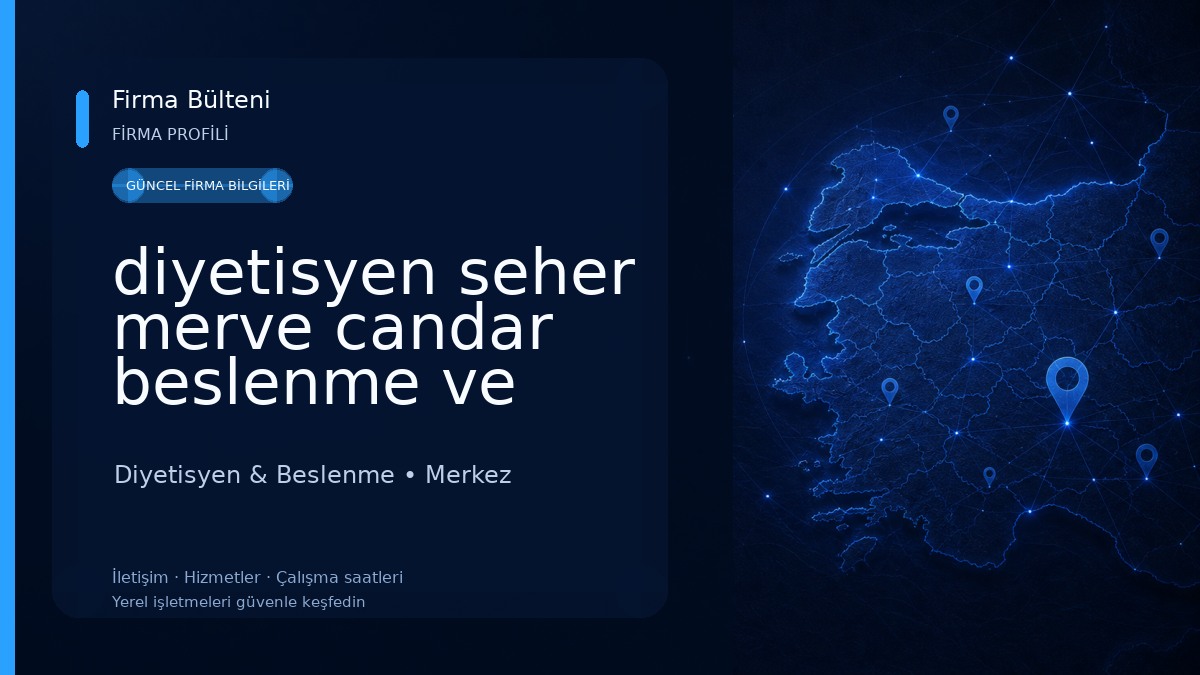 diyetisyen seher merve candar beslenme ve diyet danışmalığı 