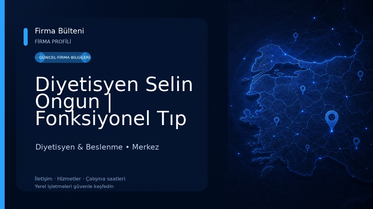 Diyetisyen Selin Ongun | Fonksiyonel Tıp