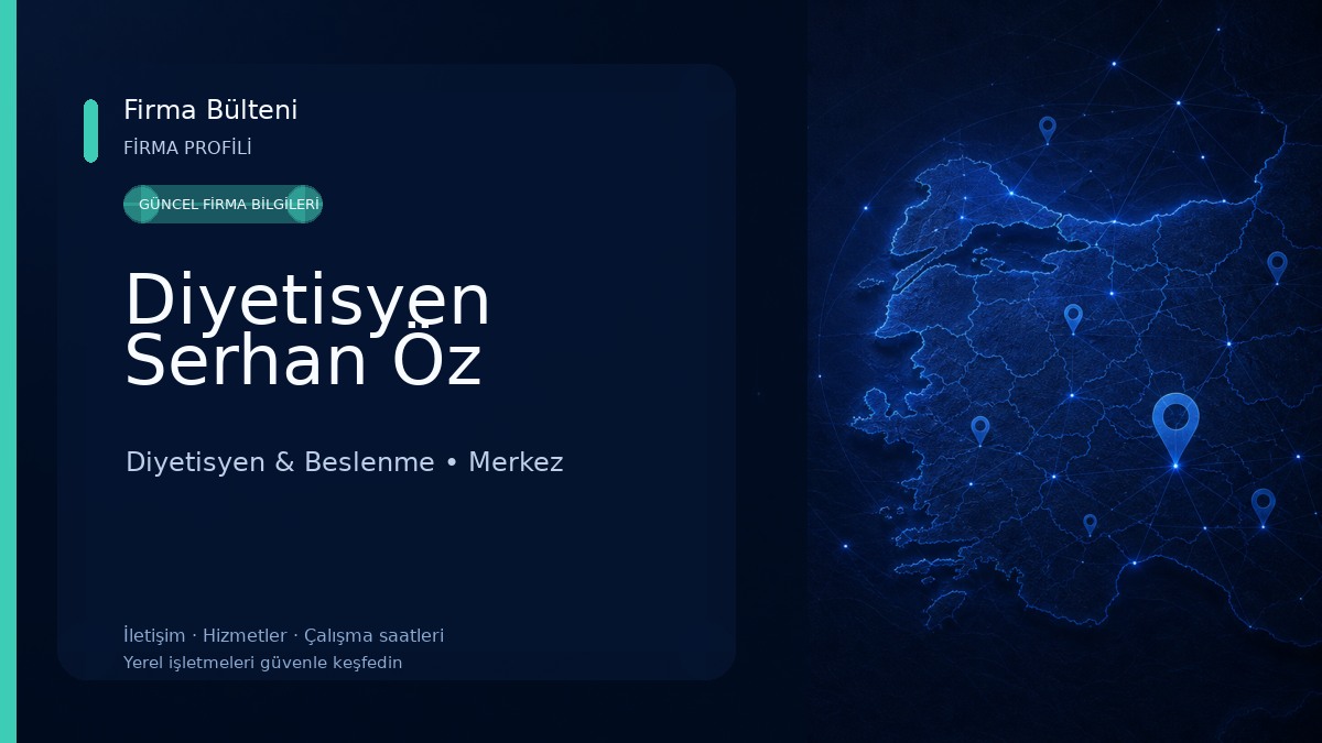 Diyetisyen Serhan Öz