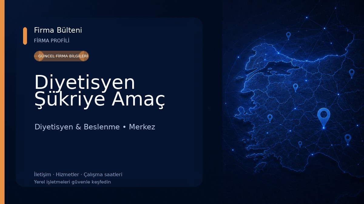Diyetisyen Şükriye Amaç 