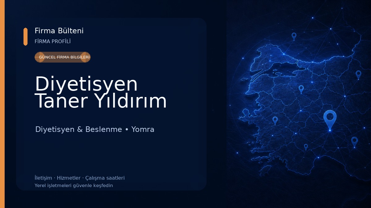 Diyetisyen Taner Yıldırım Diyetisyen & Beslenme