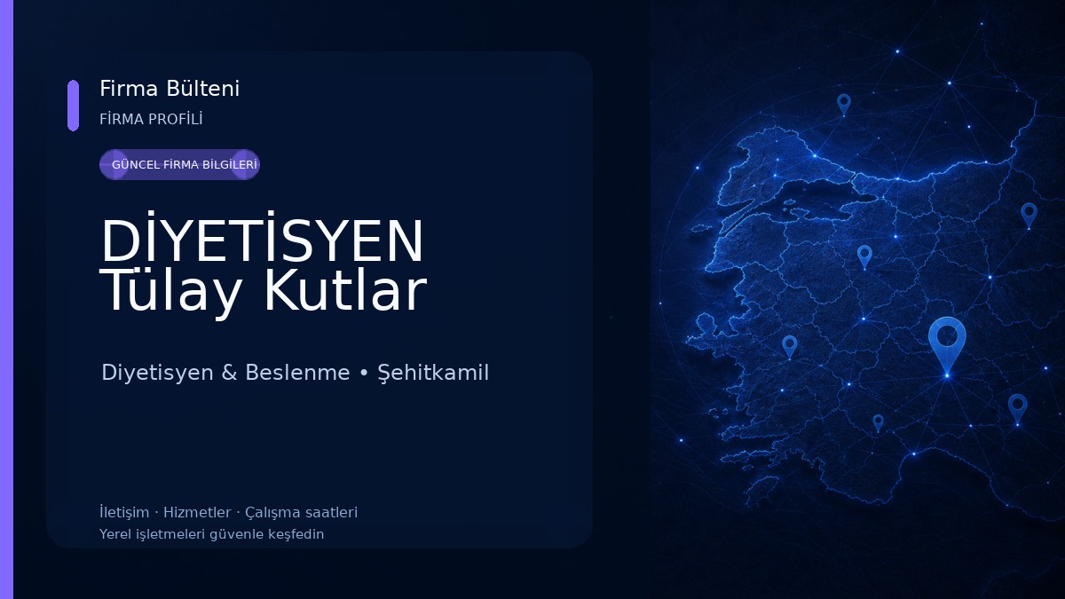 DİYETİSYEN Tülay Kutlar Diyetisyen & Beslenme