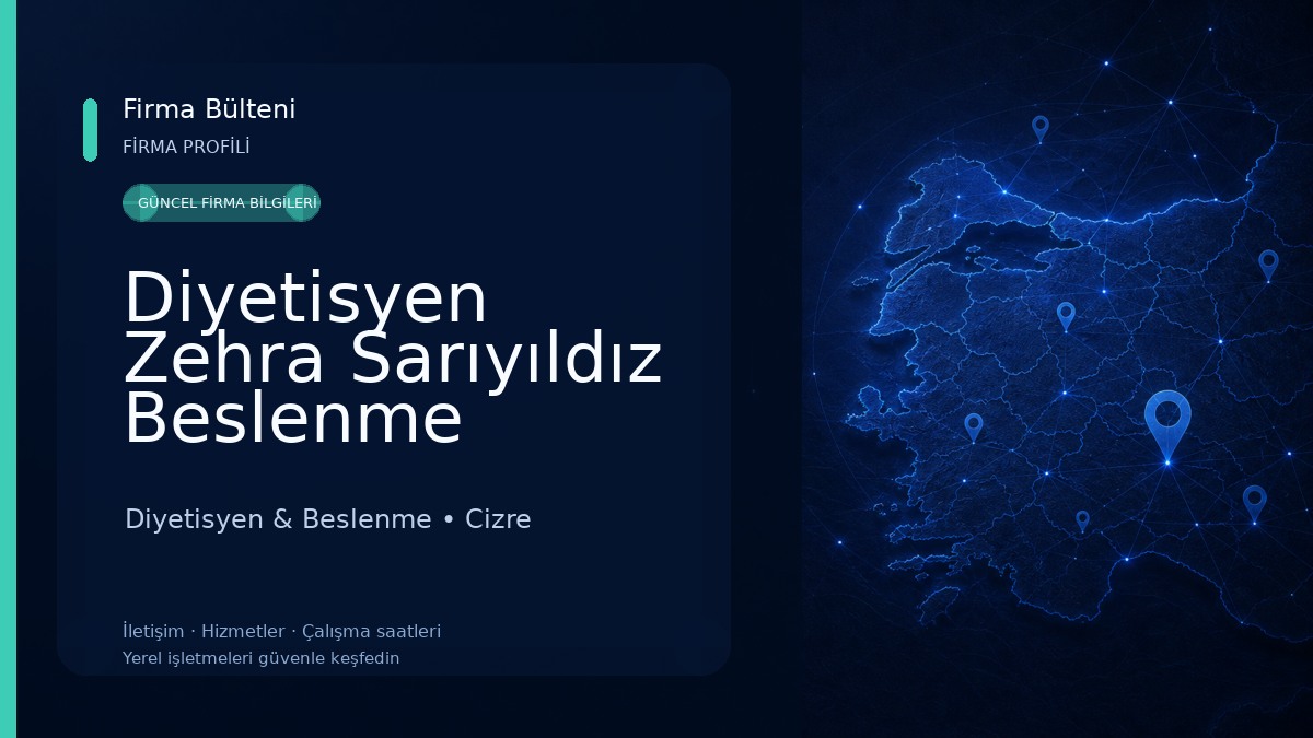Diyetisyen Zehra Sarıyıldız Beslenme Danışmanlığı 