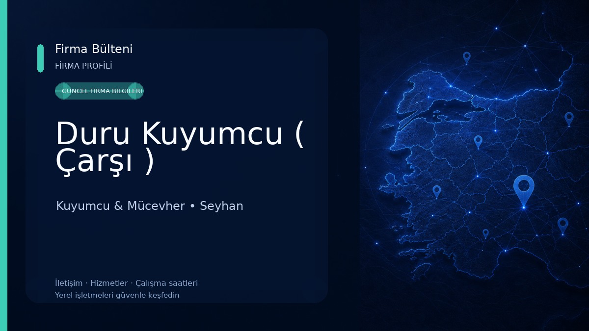 Duru Kuyumcu ( Çarşı ) Kuyumcu & Mücevher