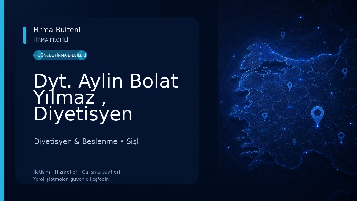 Dyt. Aylin Bolat Yılmaz , Diyetisyen Diyetisyen & Beslenme