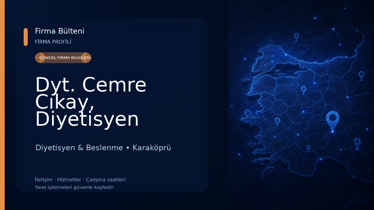 Dyt. Cemre Cıkay, Diyetisyen