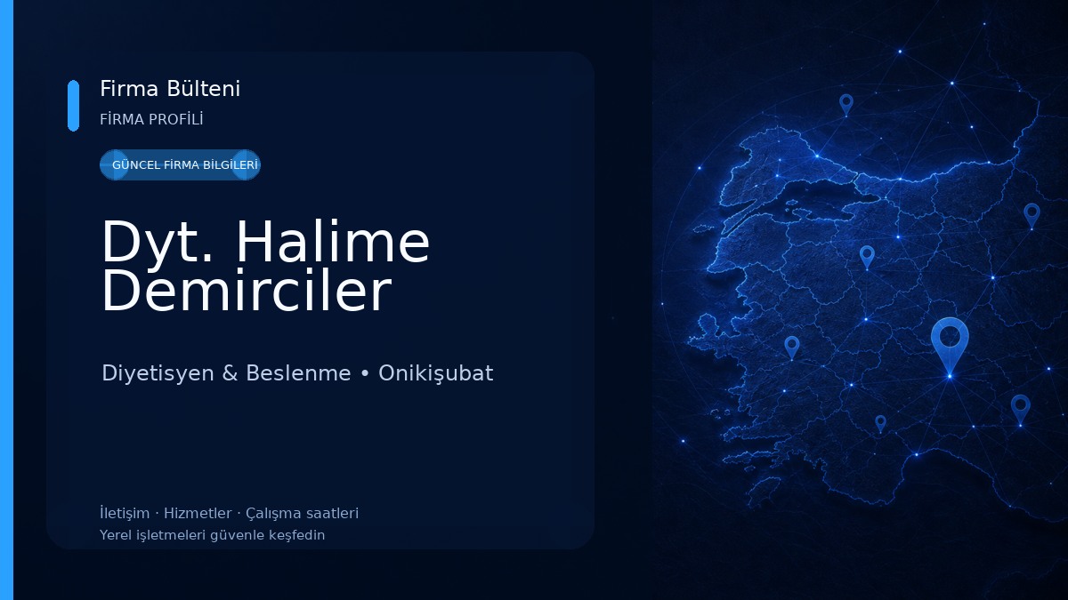 Dyt. Halime Demirciler Diyetisyen & Beslenme