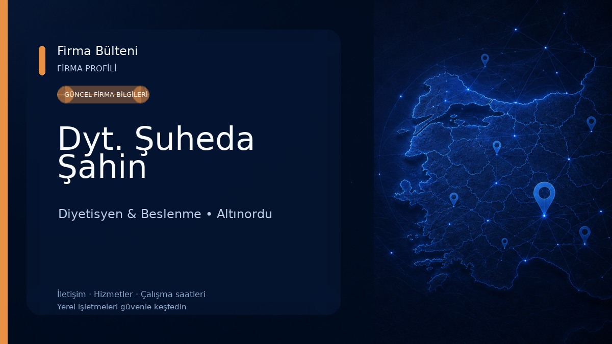 Dyt. Şuheda Şahin Diyetisyen & Beslenme