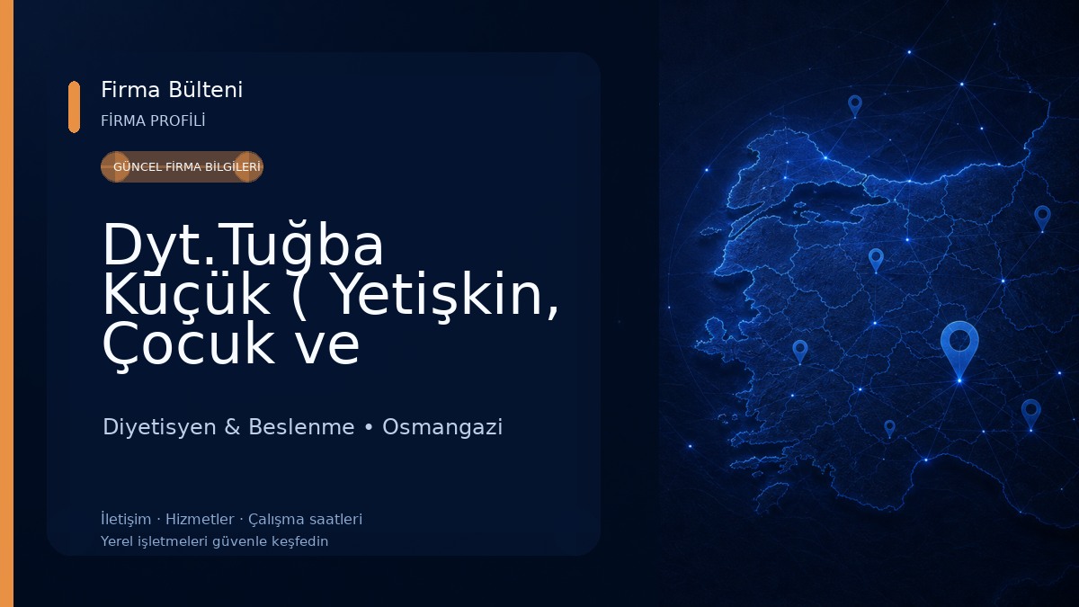 Dyt.Tuğba Küçük ( Yetişkin, Çocuk ve Fonksiyonel Tıp Diyetisyeni )
