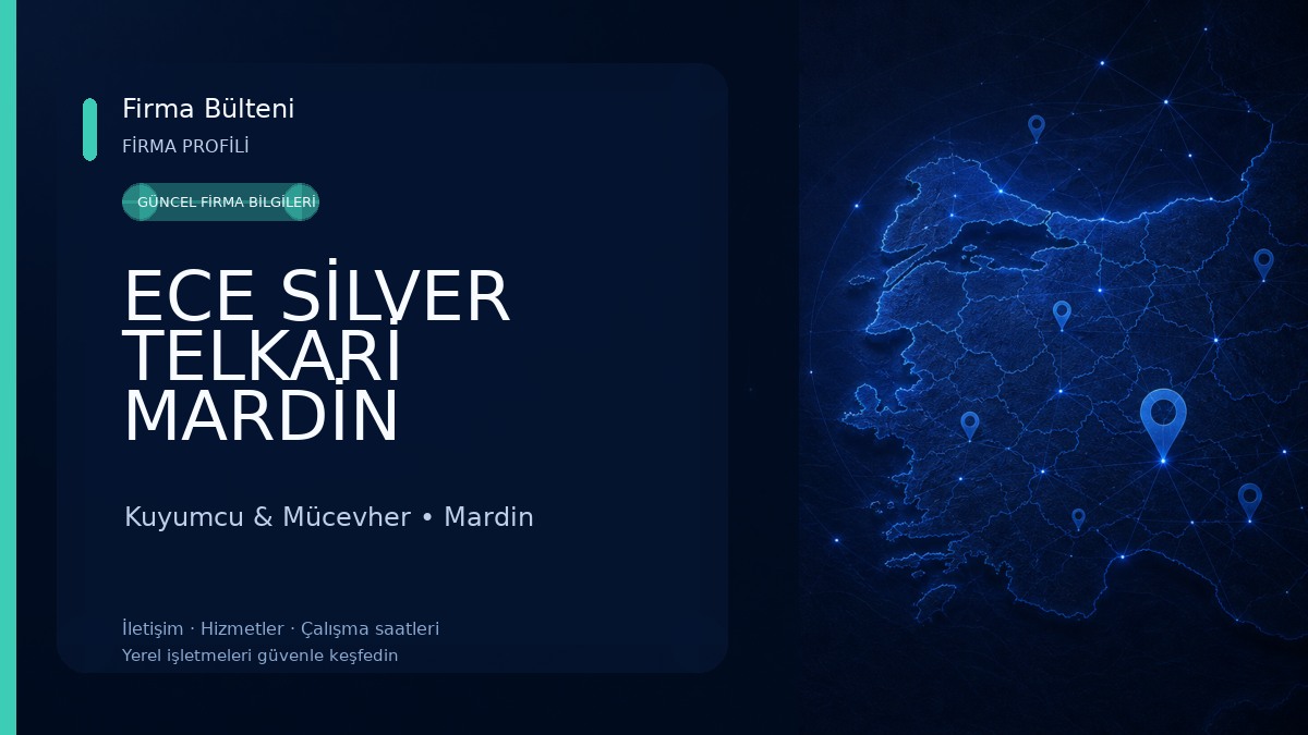 ECE SİLVER TELKARİ MARDİN Kuyumcu & Mücevher