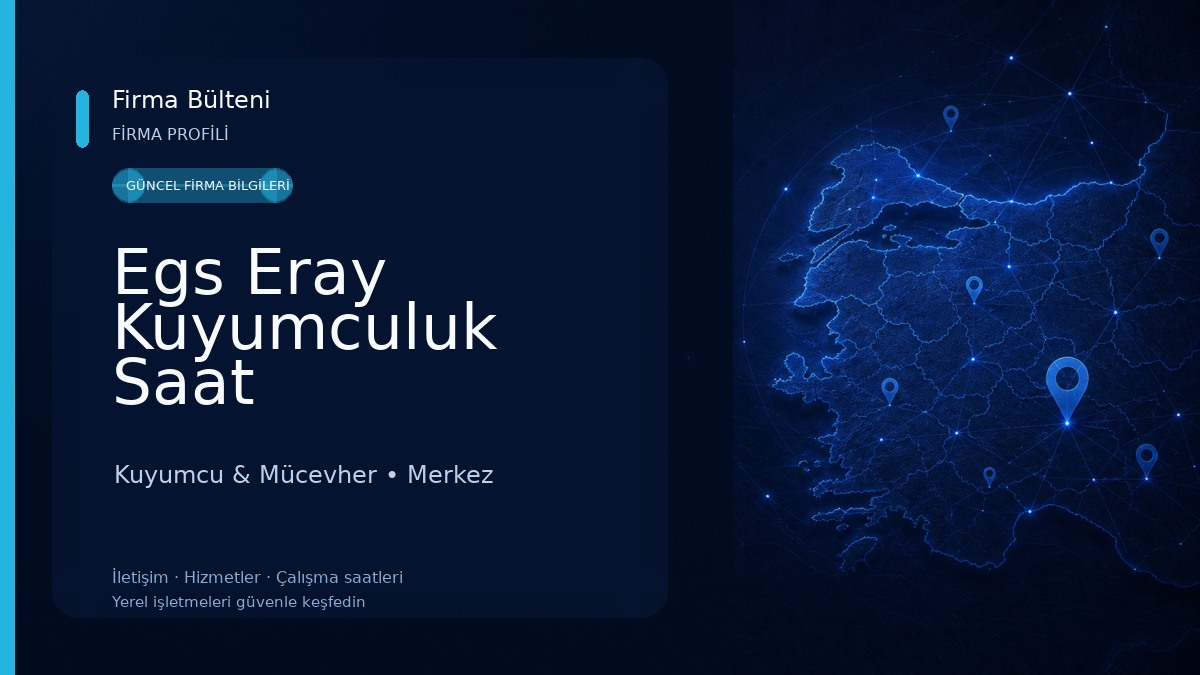 Egs Eray Kuyumculuk Saat Kuyumcu & Mücevher