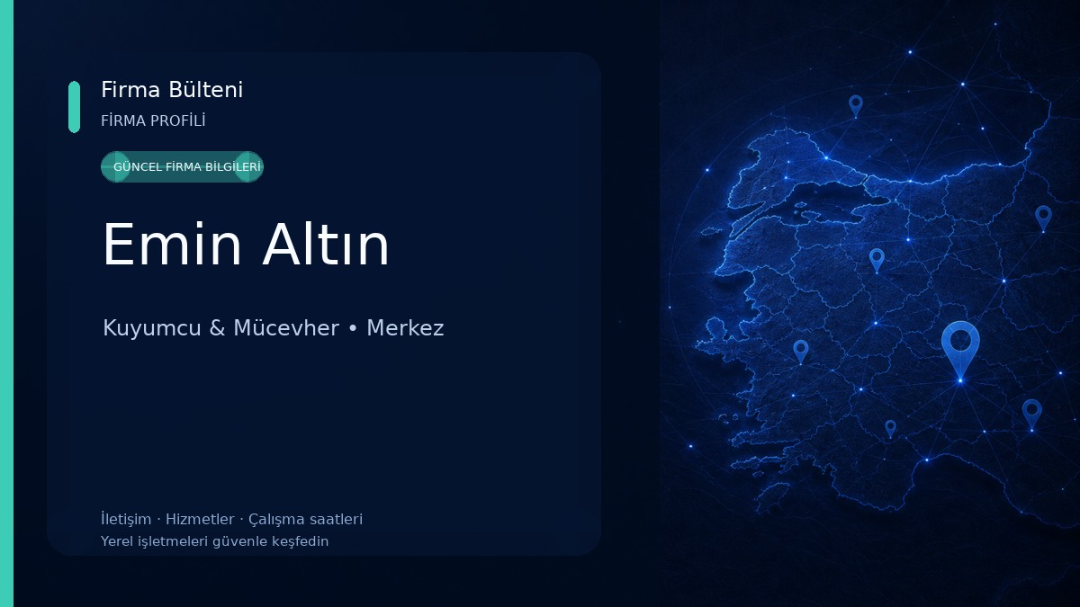 Emin Altın Kuyumcu & Mücevher