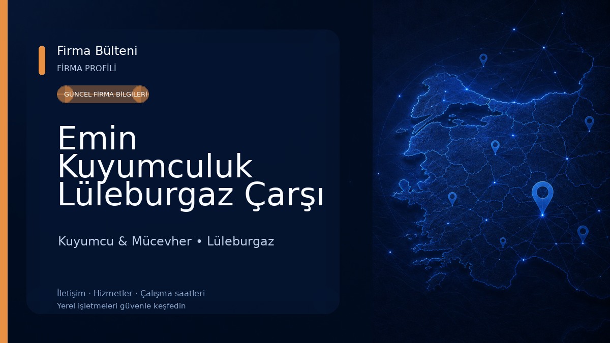 Emin Kuyumculuk Lüleburgaz Çarşı Kuyumcu & Mücevher