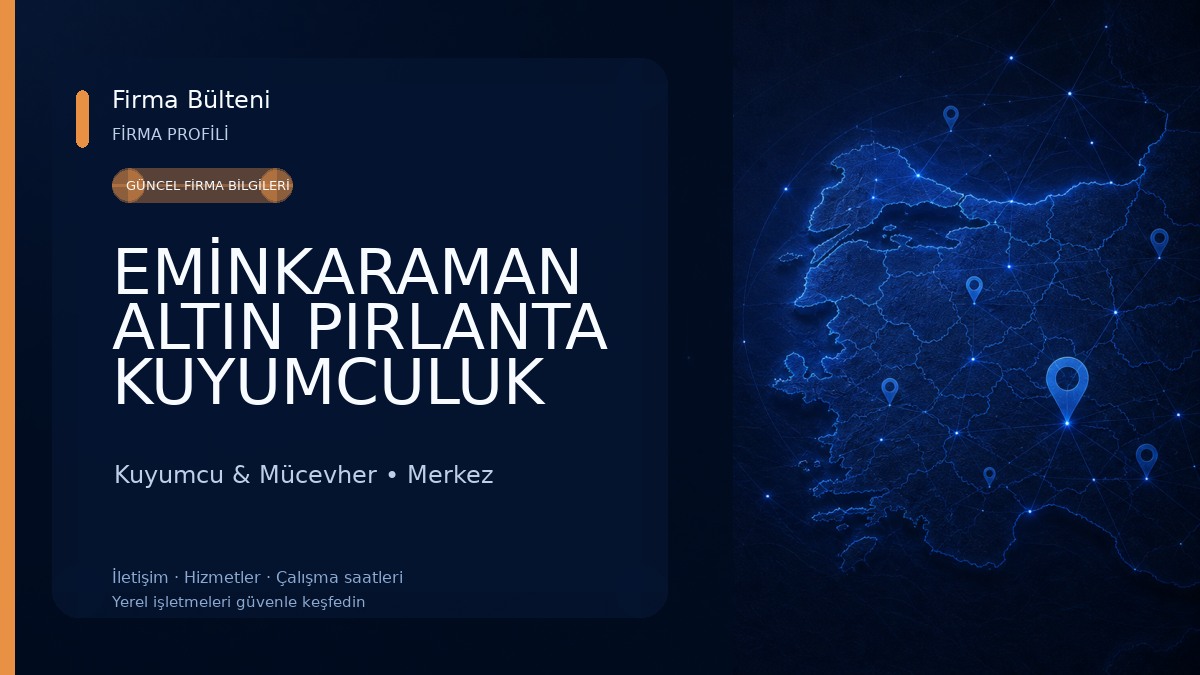EMİNKARAMAN ALTIN PIRLANTA KUYUMCULUK 