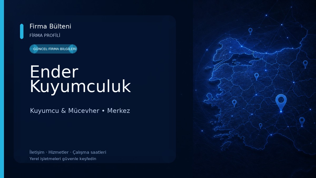 Ender Kuyumculuk Kuyumcu & Mücevher