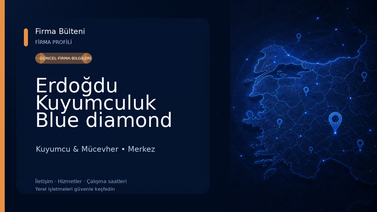 Erdoğdu Kuyumculuk Blue diamond