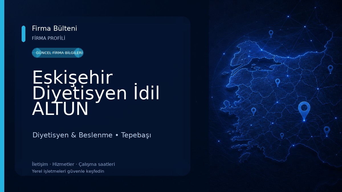 Eskişehir Diyetisyen İdil ALTUN Diyetisyen & Beslenme
