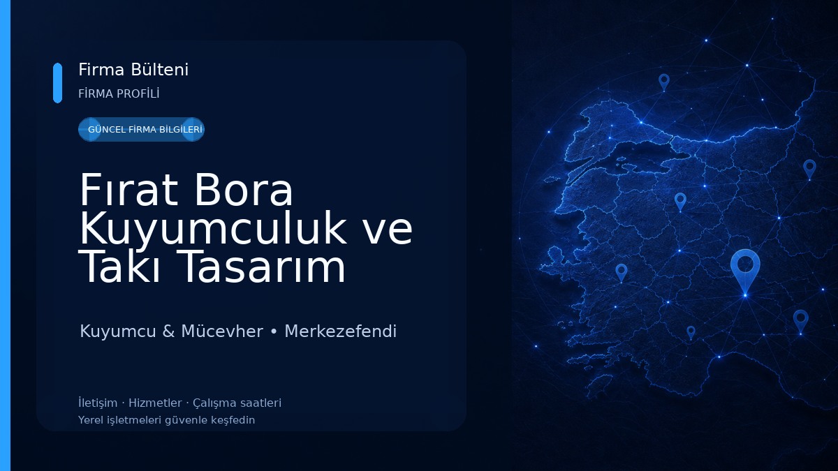 Fırat Bora Kuyumculuk ve Takı Tasarım Atölyesi