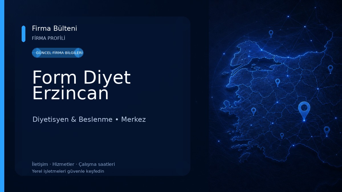 Form Diyet Erzincan Diyetisyen & Beslenme