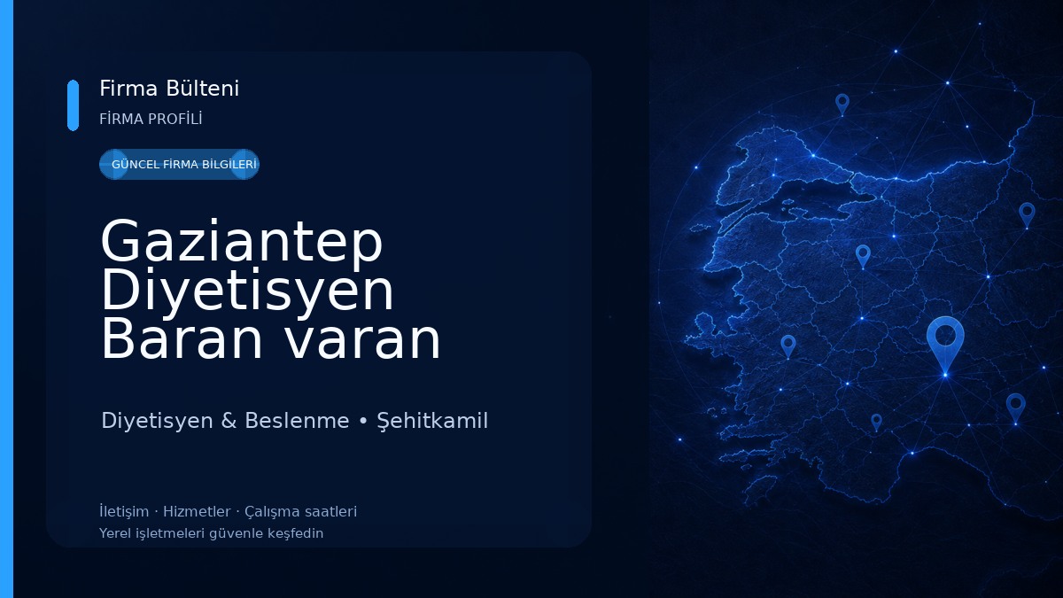 Gaziantep Diyetisyen Baran varan Diyetisyen & Beslenme