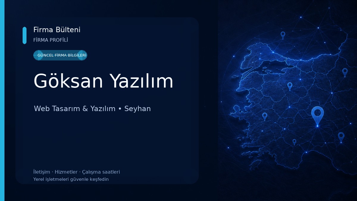 Göksan Yazılım Web Tasarım & Yazılım