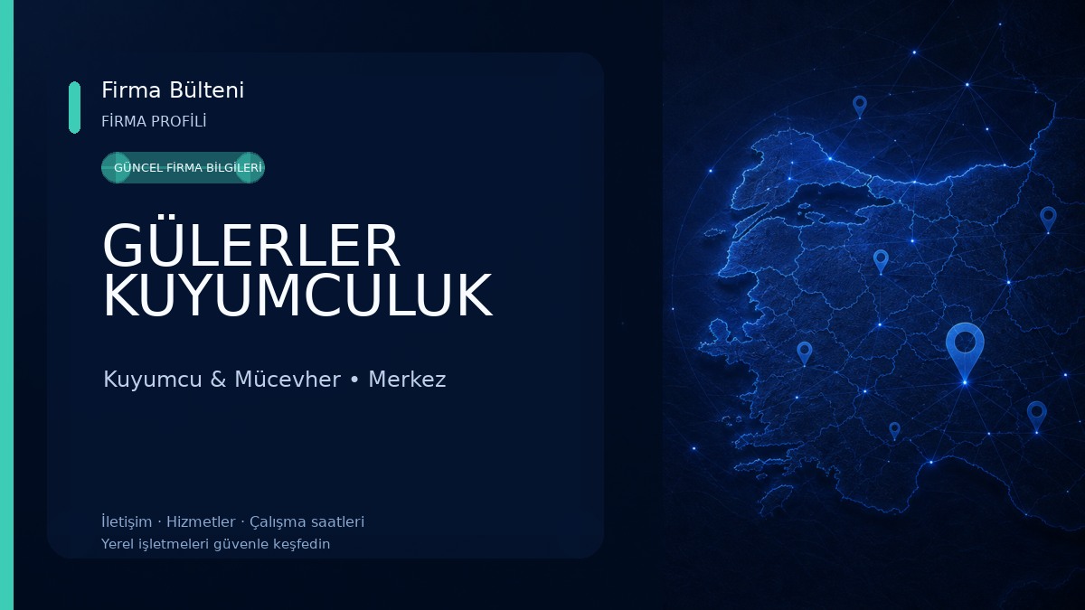 GÜLERLER KUYUMCULUK Kuyumcu & Mücevher