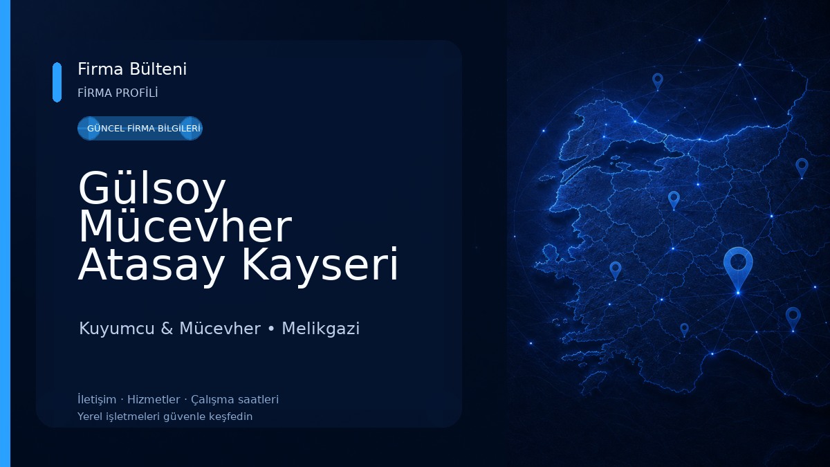 Gülsoy Mücevher Atasay Kayseri Park Kuyumcu & Mücevher