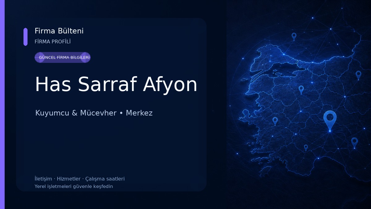 Has Sarraf Afyon