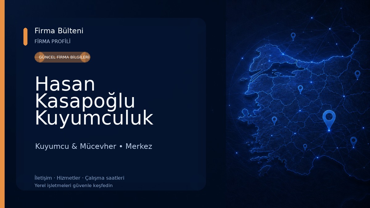 Hasan Kasapoğlu Kuyumculuk Kuyumcu & Mücevher