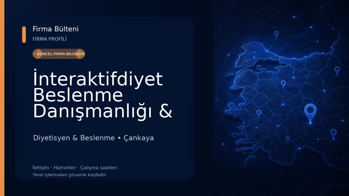 İnteraktifdiyet Beslenme Danışmanlığı & Diyetisyen &Yüz Yüze Diyet & Kızılay Diyetisyen & Andulasyon Programları Diyetisyen & Beslenme